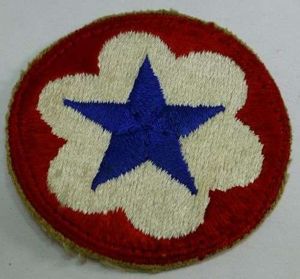 Original WW2 US Army Service Forces Cloth Badge
