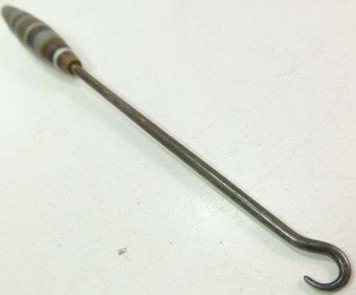 WW1 Trench Art Button Hook Lace Pull — image 4