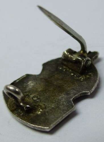 Miniature Quarter Size ARP Silver Pin Back Brooch — image 3