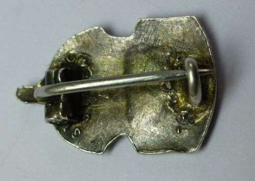 Miniature Quarter Size ARP Silver Pin Back Brooch — image 4