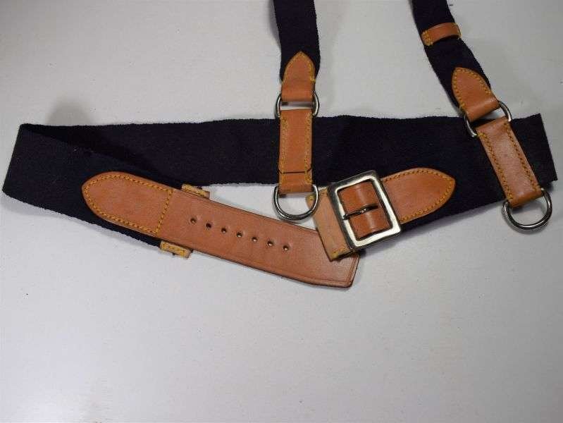 93) Mint Unissued Vintage Kings Troop & Household Cavalry Issue Blue Sword Belt — image 4