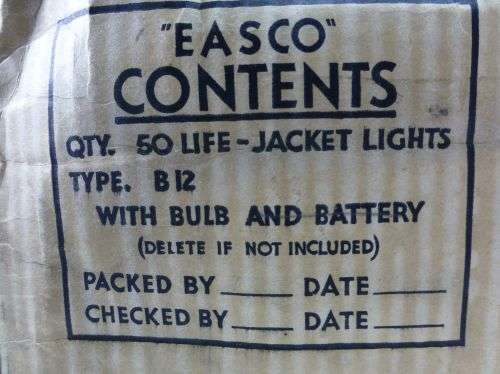Original WW2 British Easco Life Jacket light — image 9