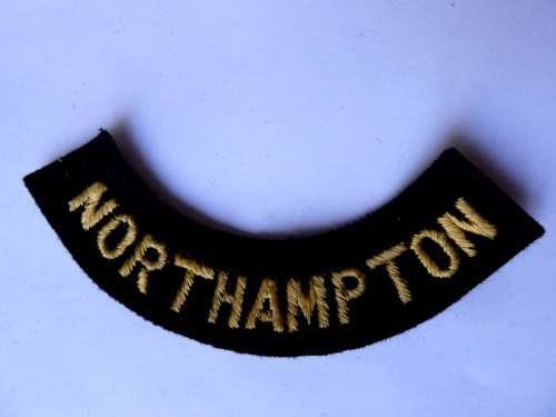WW2 ARP & Civil Defence Breast Title For NORTHAMPTON — image 2