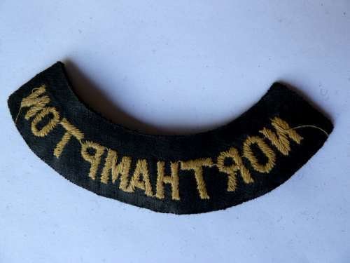 WW2 ARP & Civil Defence Breast Title For NORTHAMPTON — image 3