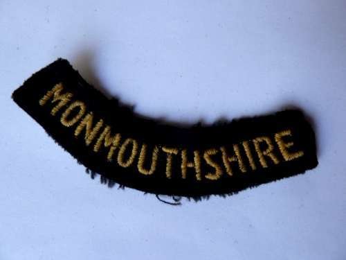 WW2 ARP & Civil Defence Breast Title For MONMOUTHSHIRE — image 3