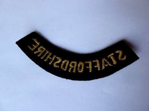 WW2 ARP & Civil Defence Breast Title For STAFFORDSHIRE — image 2