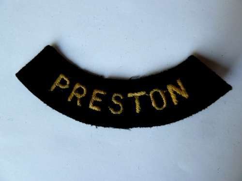 WW2 ARP & Civil Defence Breast Title For PRESTON — image 2
