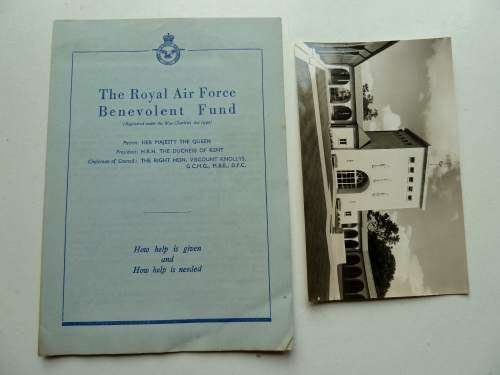 The Royal Air Force Benevolent Fund Pamphlet & Post Card — image 2