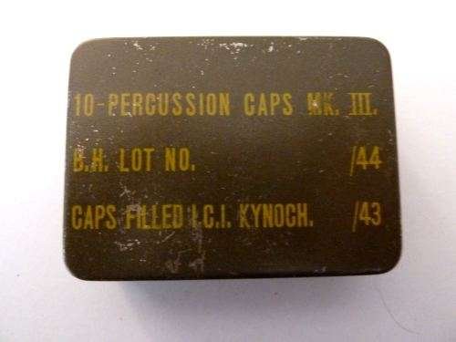 Small WW2 SOE Home Guard, Special Forces Percussion Cap Tin 1944 — image 5