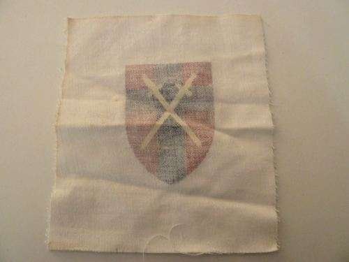 Original Large WW2 21st Army Group PT Vest Insignia 1943 to 1945 — image 2