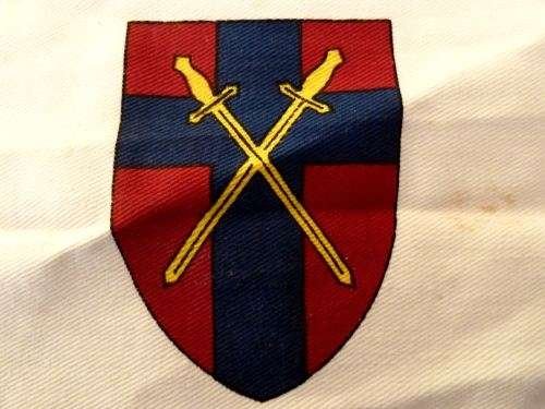 Original Large WW2 21st Army Group PT Vest Insignia 1943 to 1945 — image 3