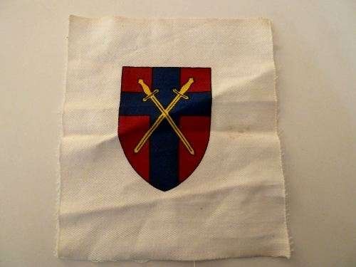 Original Large WW2 21st Army Group PT Vest Insignia 1943 to 1945 — image 4