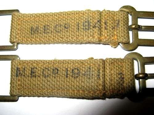 Mint Un-issued WW2 RAF 1925 / 1937 Pat Officers Web Extensions — image 5