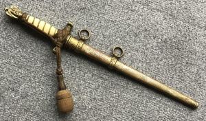Third Reich Kriegsmarine Officers Dagger-Eickhorn ivory grip