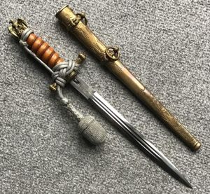 Third Reich Kreigsmarine Officer Dagger-WKC
