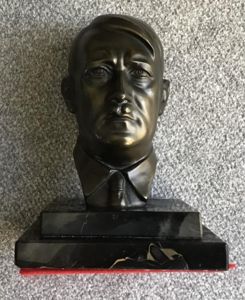 Bronzed Bust Of Adolf Hitler