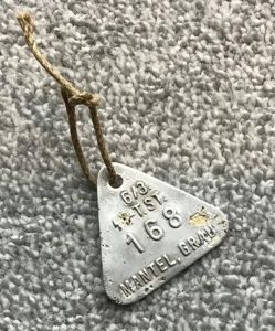 Third Reich SS Overcoat Tag