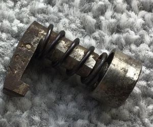 Third Reich K98 Bayonet Push Button