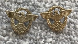 Third Reich Police Cap Badge