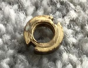 Third Reich DRK Officer Dagger Tang Nut