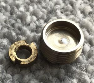 Third Reich DRK Officers Dagger-Spare Tang Nut & Cover