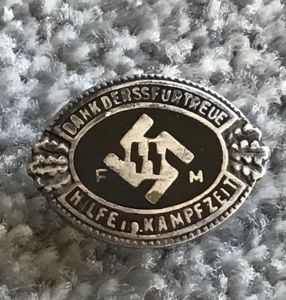 Third Reich SS Helpers Badge