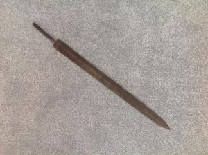 African Zulu Stabbing Spear or Iklwa