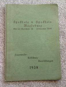 Third Reich Catalogue-Fire Brigade Accoutrements