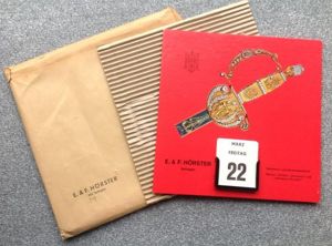 E&F Hörster Large Size Desk Calendar