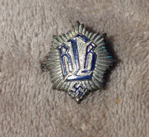 Reichsluftschützbund Members Badge