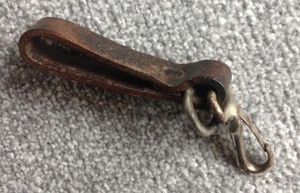 Third Reich Brown Leather SA Dagger Hanger