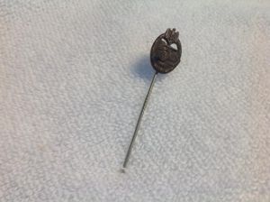Third Reich Panzer Assault Badge Stickpin