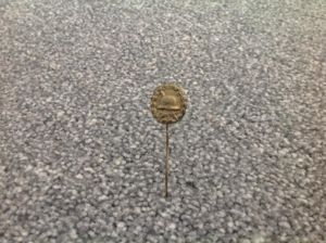 Third reich Silver Would Badge stickpin