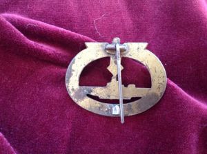 Third Reich U Boat War Badge