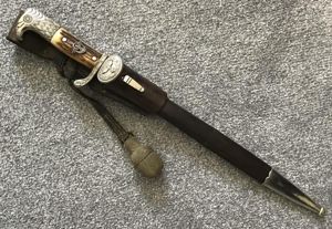 Third Reich Bahnschutz Bayonet-Lüneschloss