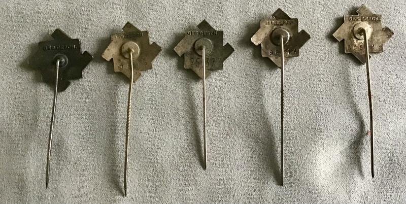 Third Reich TENO Lapel Pins — image 2