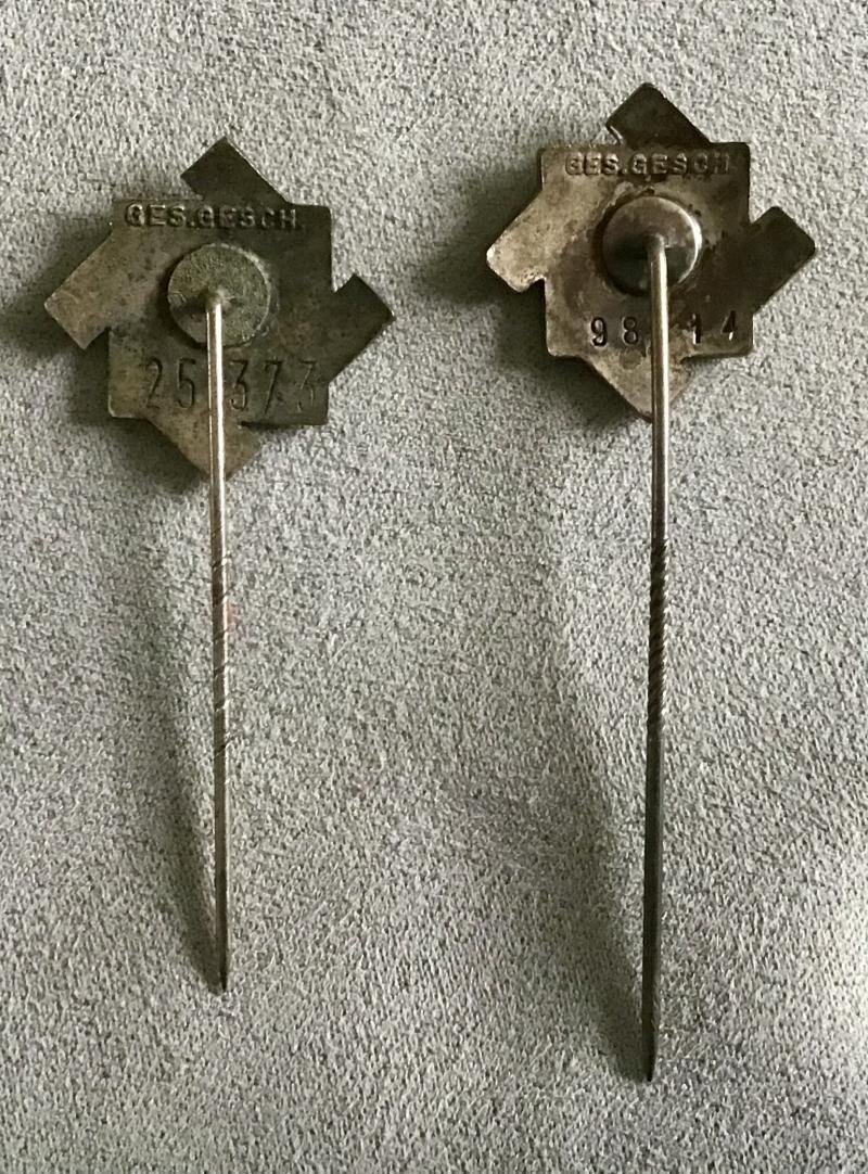 Third Reich TENO Lapel Pins — image 4