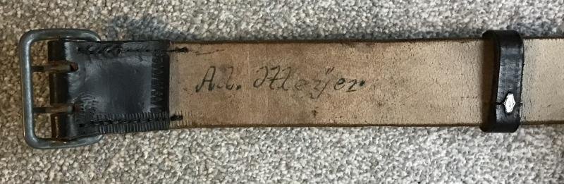 Third Reich TENO Belt-Named — image 2