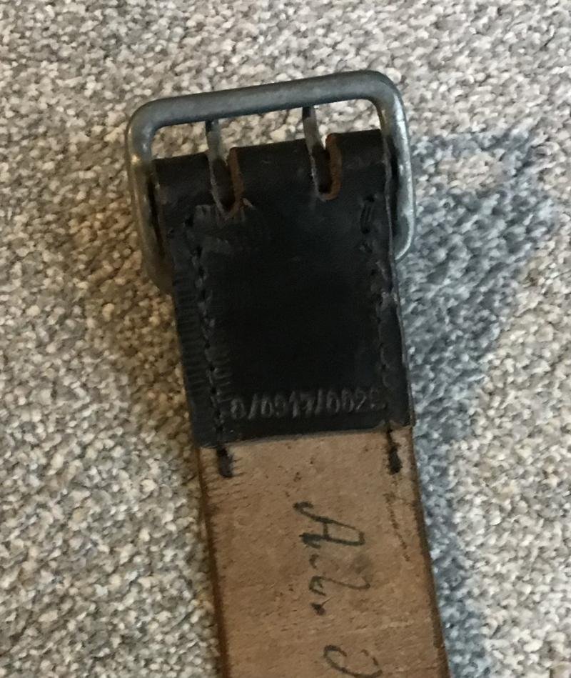 Third Reich TENO Belt-Named — image 3