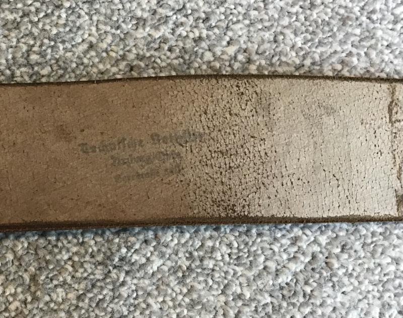 Third Reich TENO Belt-Named — image 5