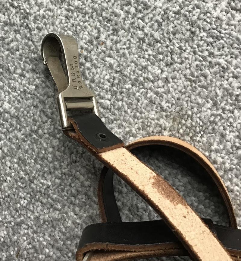 Third Reich Cross Strap-TENO Marked — image 3