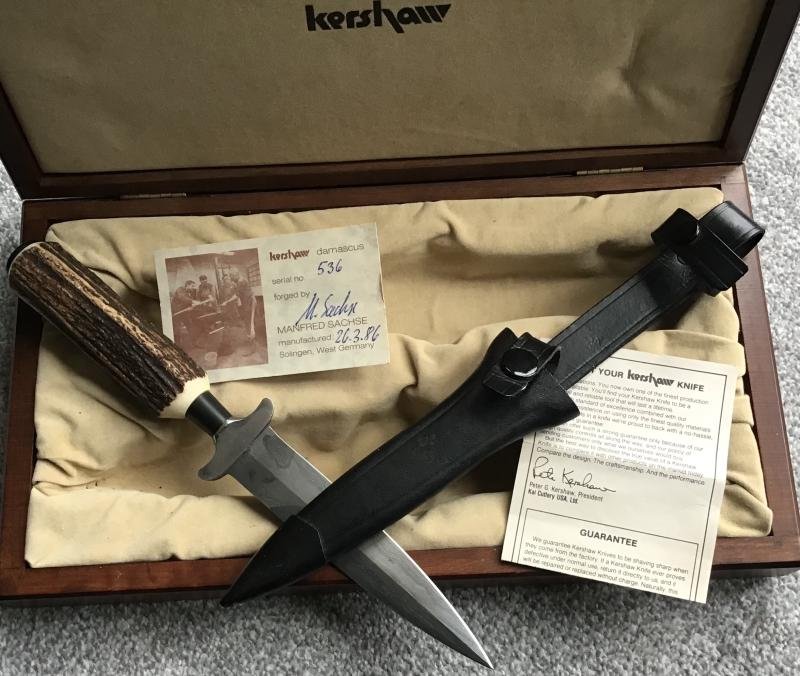 Kershaw Special Presentation Damascus Knife — image 3