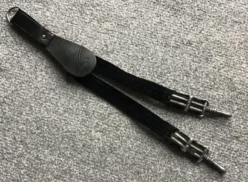 Third Reich TENO Officer Dagger Hangers and Belt Loop — image 2