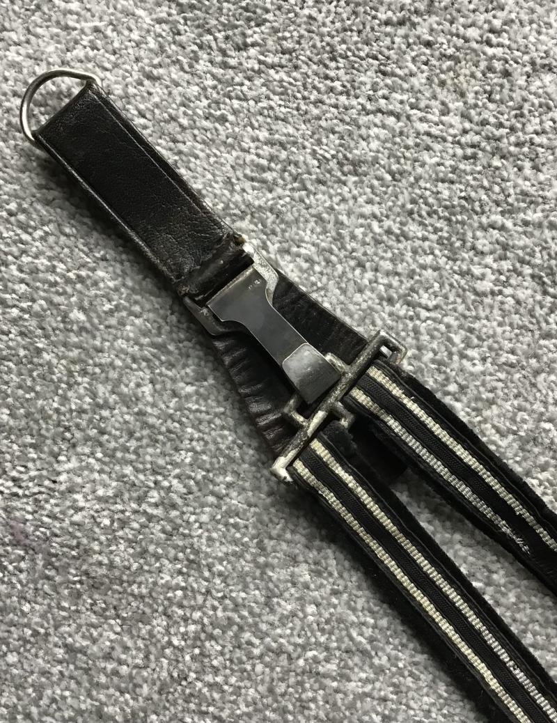 Third Reich TENO Officer Dagger Hangers and Belt Loop — image 4