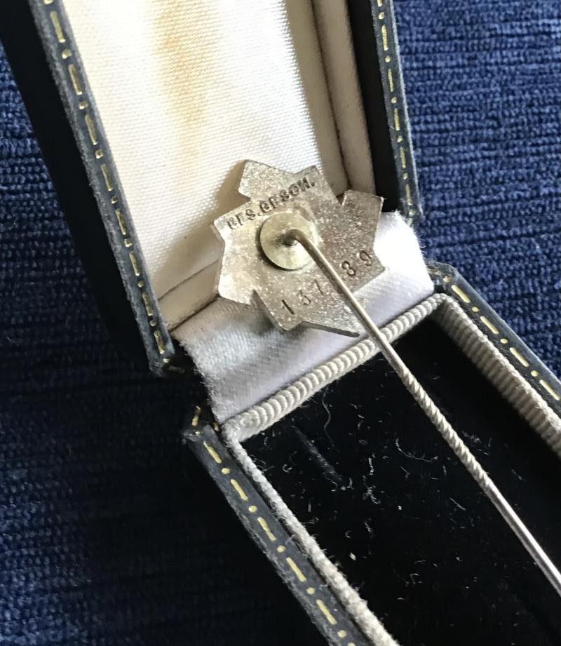 Third Reich TENO Members lapel pin-Boxed — image 4