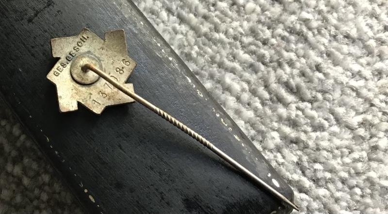 Third Reich TENO Members Lapel Pin-Boxed — image 4