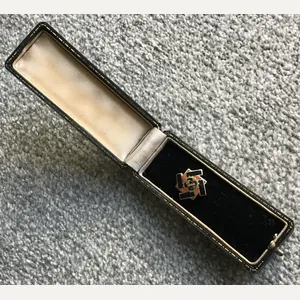 Third Reich TENO Members Lapel Pin-Boxed