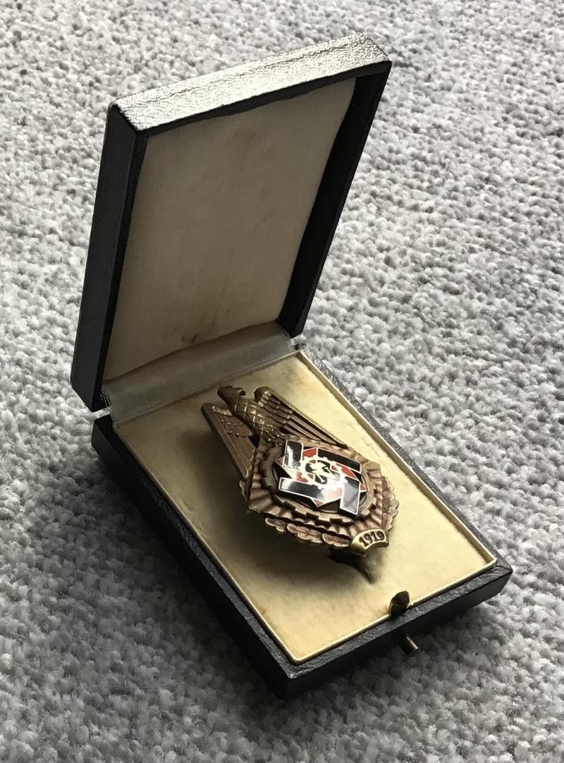 Third Reich TENO Honour Badge-1919 — image 5