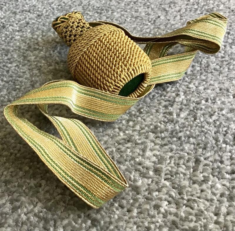 Third Reich Senior Foresters Cutlass Portepee — image 2