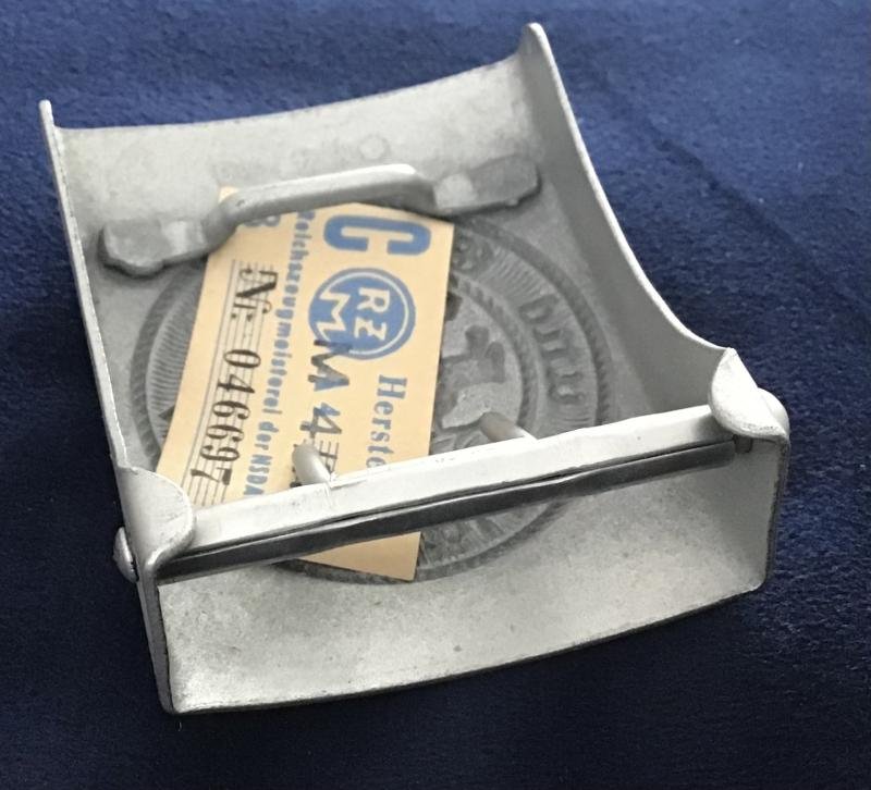 Third Reich Hitler Youth Belt Buckle with Tag — image 4